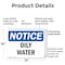 Signmission Oily Water, 14 in W x Rectangle, Plastic OS-2PACK-NS-P-1014-L-16973 - alternate 4